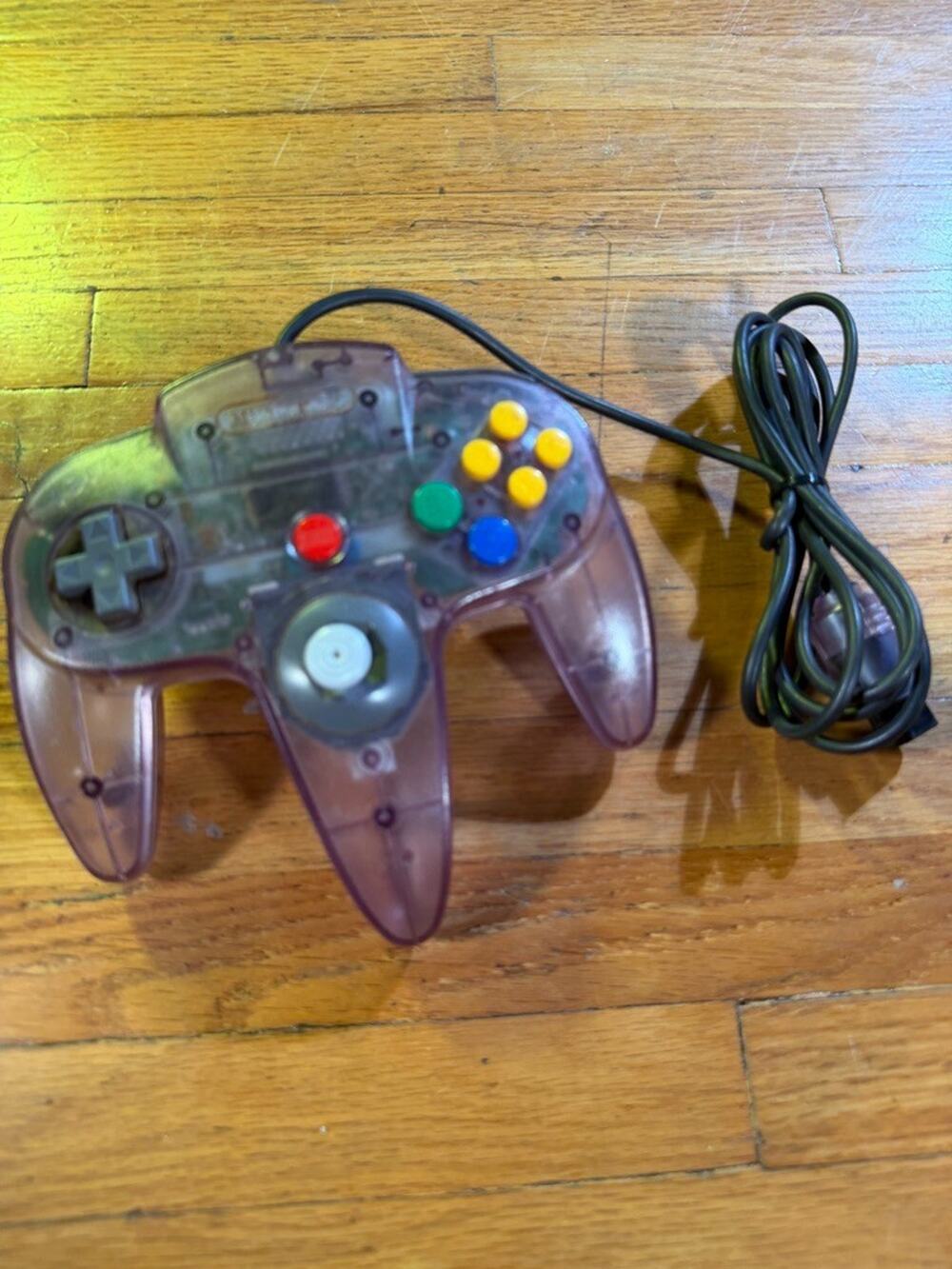N64 Controller ATOMIC PURPLE (Original) great condition tested & works OEM